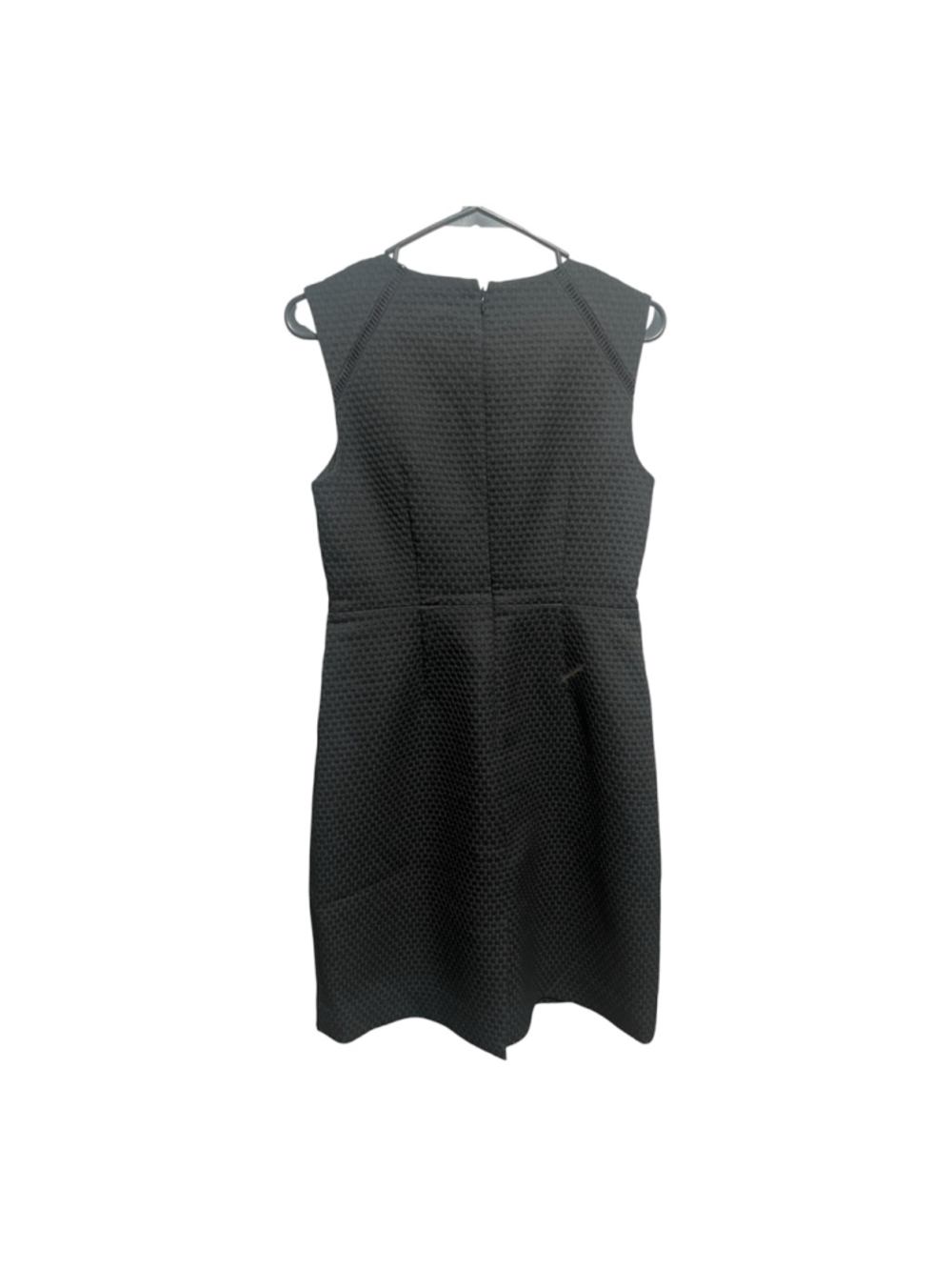 Women's J.CREW Petite Portfolio Black Sleeveless Textured Sheath Dress 8P - Picture 2 of 8